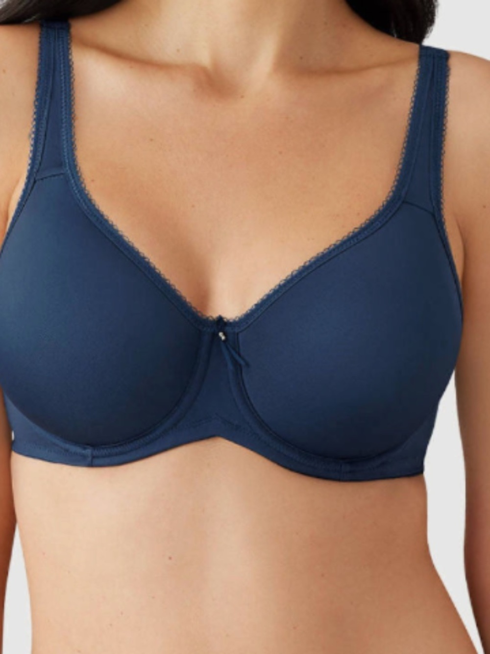 Women's Full Coverage Navy Underwire Bra
